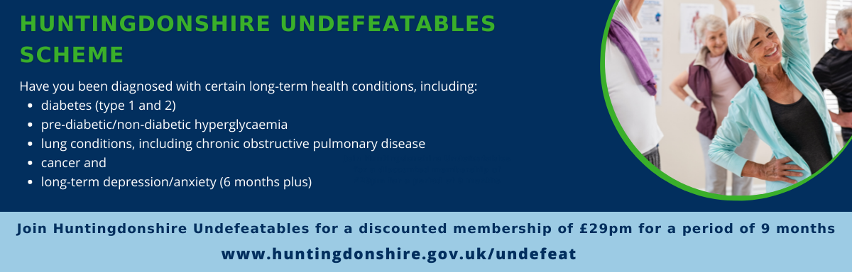 Discounted One Leisure membership for people with long-term health conditions