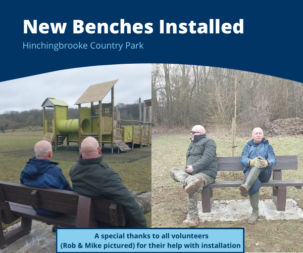 New benches installed