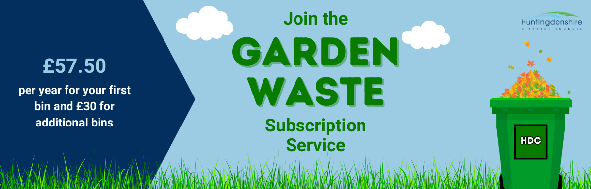 Sign up for the garden waste subscription service