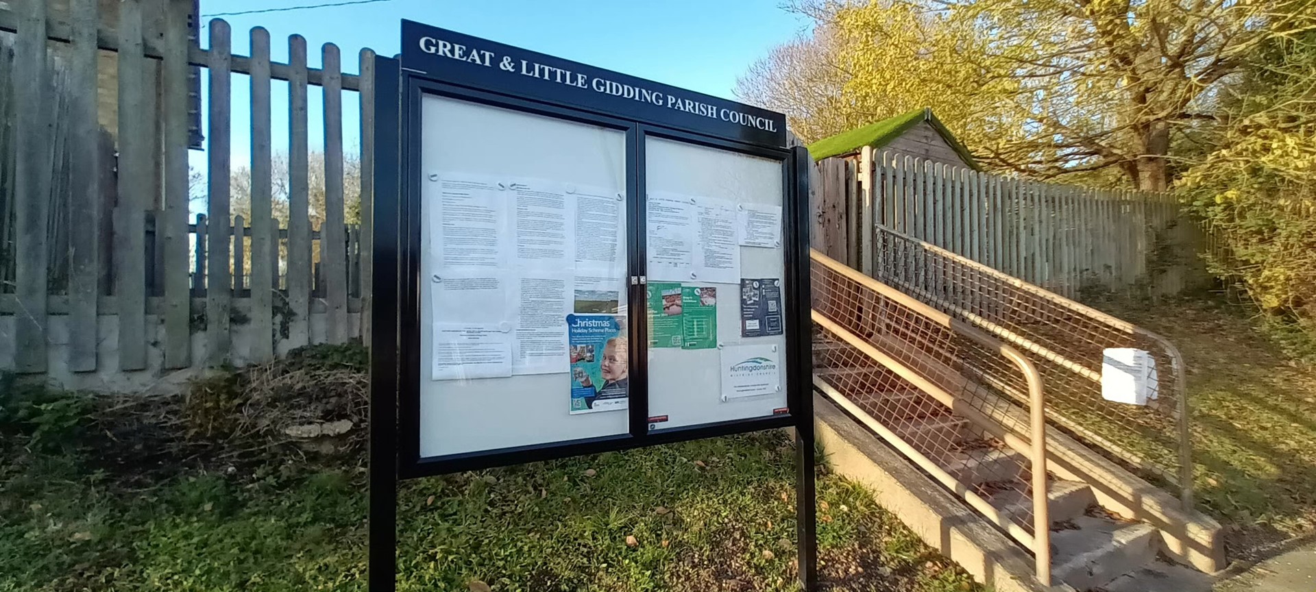 Information Board Great Little Gidding PC